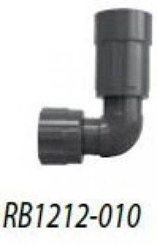 PVC-Winkelstück - Typenreihe RB1200 - 1“ IG x 1“ IG, Schwenkstück - Typ RB1212010